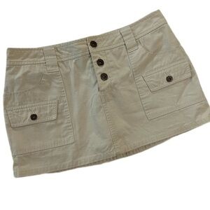 Tilt‎ Tan Cargo Mini Skort